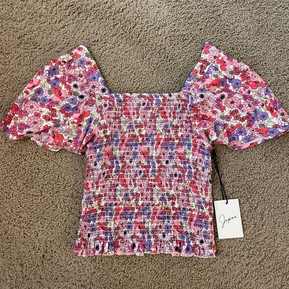 Off the shoulder floral crop top - Picture 1 of 1